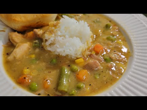 30 minute Creamy Chicken Pot Pie Soup| Chicken stew