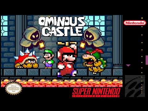Ominous Castle - Super Mario World Romhack (SNES) - Longplay