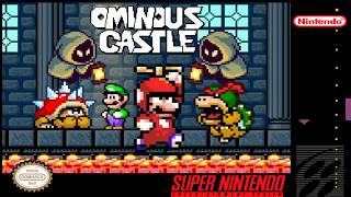 Ominous Castle - Super Mario World Romhack (SNES) - Longplay
