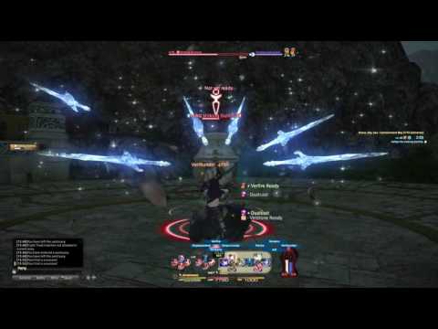 FFXIV Stormblood: Level 60 Red Mage "Rotation" on SSS Dummy - 2600 DPS - See Description