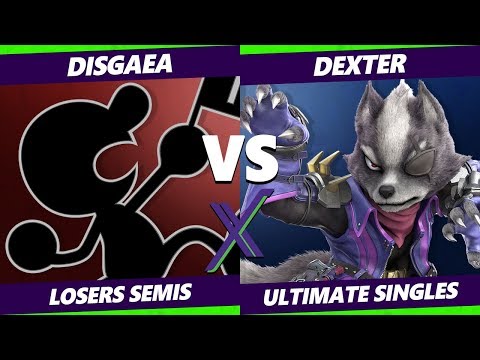Smash Ultimate Tournament - Disgaea (Game & Watch) Vs. Dexter (Wolf) S@X 307 SSBU Losers Semis