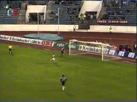 Slavia Praha - Schalke 04 1:0 - 1. kolo poháru UEFA (29.9.1998)