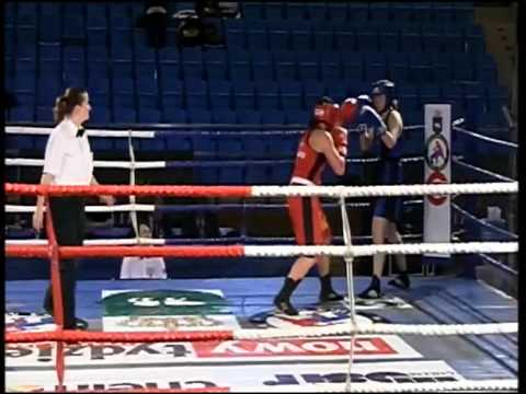 13. MP Kobiet w Boksie - ćwierćfinał kat. 75 kg: Lidia Fidura - Magdalena Maciejewska 2AB