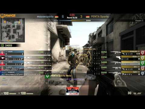 mousesports vs. PENTA | Halbfinale, EPS Winter 2014 Cup #3 | (de_dust2)