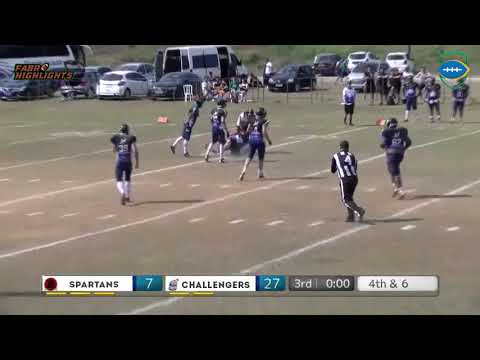 LNFA 2018 - Spartans FA 21 x 41 Challengers FA - Melhores Momentos