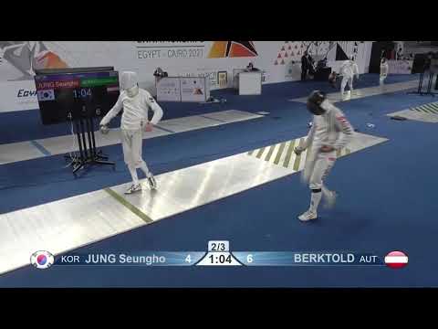 Cairo Worlds 2021 JME - L16 - Jung SH KOR v Berktold AUT