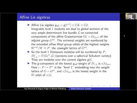 Global Demazure modules