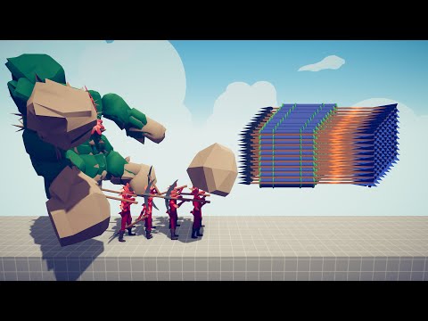 100x MINERS + CACTUS GOLEM vs EVERY GOD - Totally Accurate Battle Simulator TABS