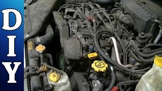 How to Remove and Replace a Radiator on a Subaru with a 2.5L engine