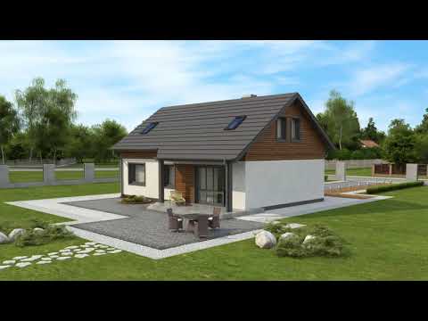 Z7 P 35 Версія проекту Z7 з мансардним поверхом, кут нахилу покрівлі 35 градусів