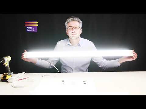 30W LED prožektorius V-TAC, juodu korpusu, 3000K, su judesio davikliu video