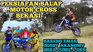 Kursus Motocross ‼️ke Pembalap Nasional IWAN HERMAWAN ‼️ Emak Gila , Rudi Trijaya & Akang Mv ‼️