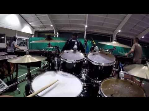 POW Percussion 2017 drum set cam