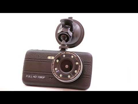 AUSHA D1 Dash Camera - Full HD Dual Lens, Wide Angle, and Night Vision