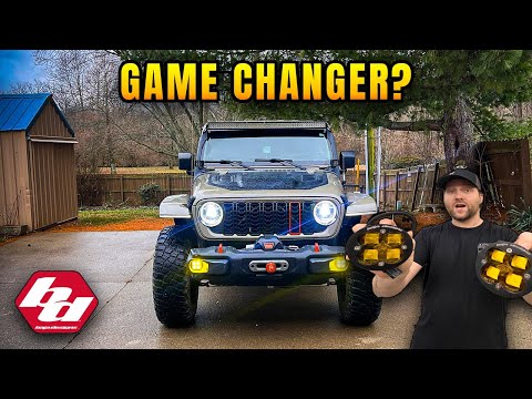 These @bajadesigns Baja Yellow Fog Lights Might Be a GAME CHANGER for My Jeep Gladiator!