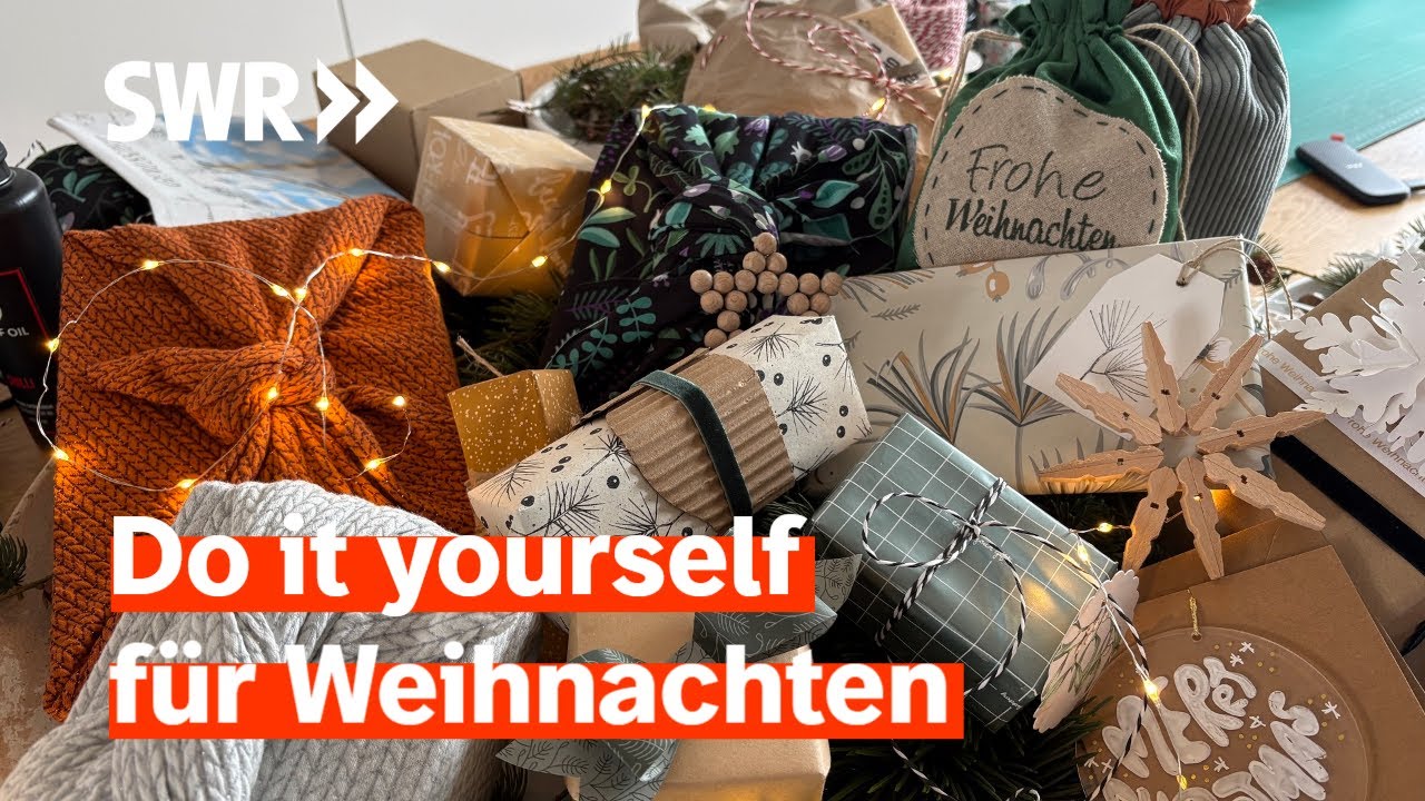 Kreativ mit Papier, Farbe und Ton: Ideen für selbstgemachteWeihnachtsgeschenke | Treffpunkt