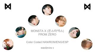 MONSTA X (몬스타엑스) - From Zero (Color Coded Han/Rom/Eng/Esp Lyrics)