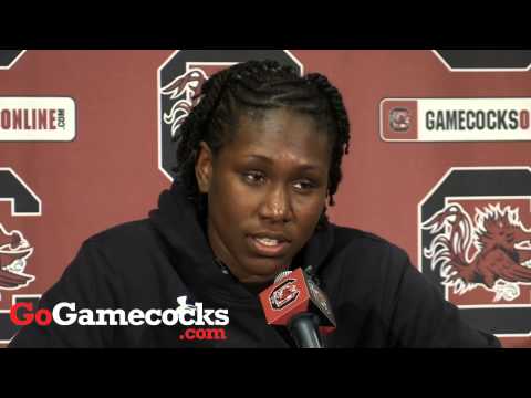Aleighsa Welch after win over Tennessee
