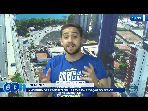 Invisibilidade e Registro Civil é tema da redação do ENEM 2021