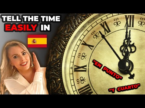 How to tell THE TIME in Spanish