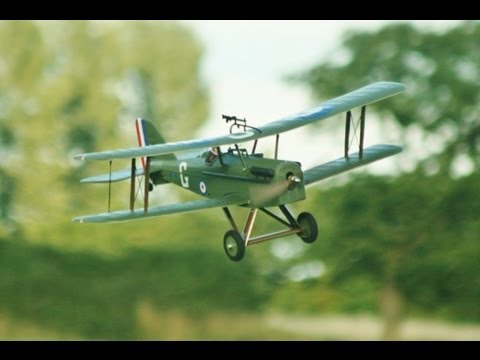 SE5A WW1 RC EP BRITISH SCOUT FROM PARKZONE - TEST FLIGHT - TREV  AT HDMFC - 2011