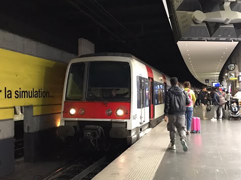 Ligne RER B - RATP SNCF - Voyage en cabine du MI84 n°8481/82 entre Aulnay-sous-Bois et Mitry-Claye