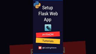 Setup Flask in Python quickly #python #programming #coding