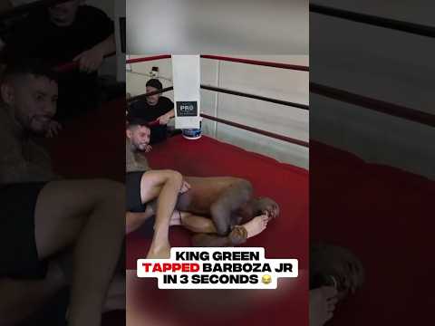 King Green convinced Arnold Barboza Jr to grapple after their boxing spar