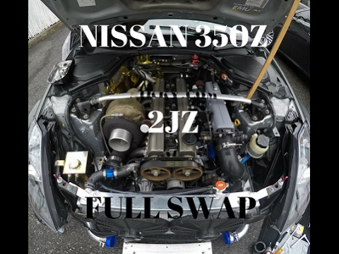 NISSAN 350Z 2JZ FULL SWAP . !!!