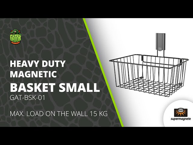 Vidéo teaser pour Gator Magnetics Small Storage Basket | Magnetic Basket for a Organised Workshop