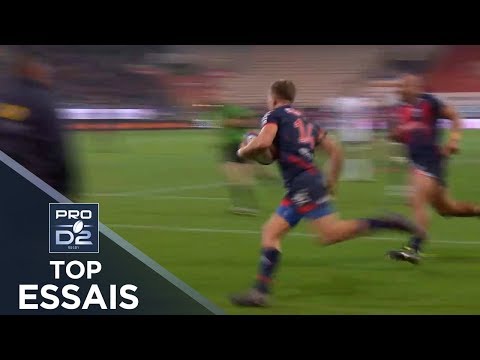 TOP Essais de la J13 – PRO D2 – Saison 2017-2018