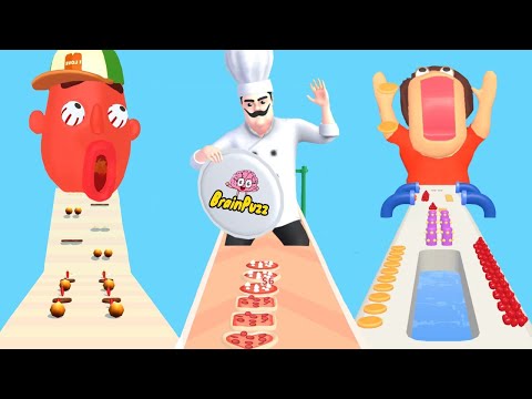 Sandwich Runner | Pancake Run | I Want Pizza - FOOD CHALLENGE | Best Funny Runner Games Gameplay