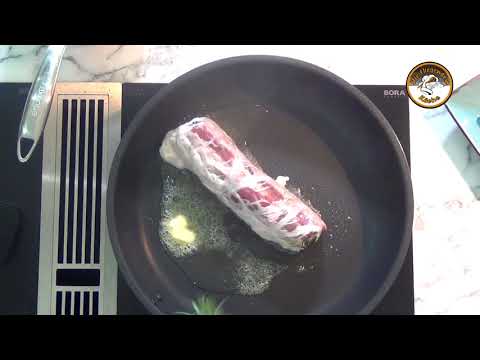 Fliegende Köche bereiten Lammrücken