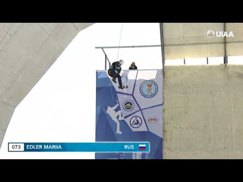 An ice axe falls down on Maria Edler
