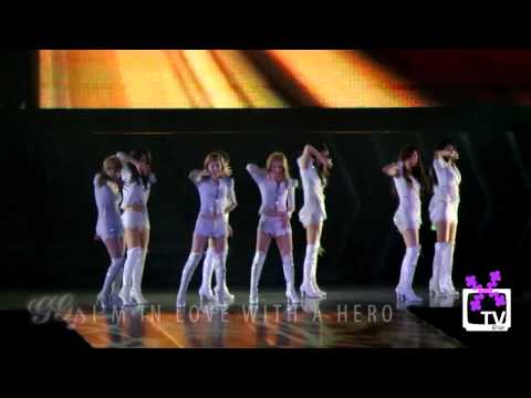 2011 Girls' Generation Tour in SG - I'm in love with a HERO