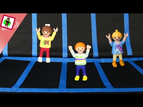 Playmobil Film "Trampolinhalle" Familie Jansen / Kinderfilm /