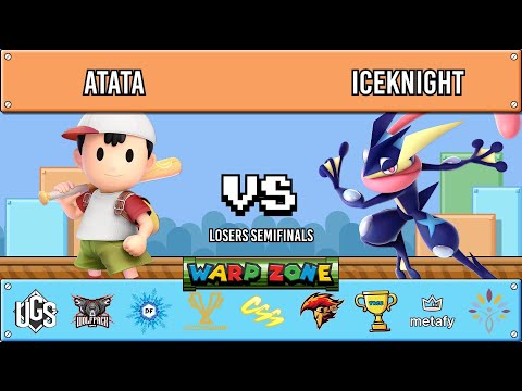 Warpzone  -  Losers Semifinals  -  ATATA(Ness) Vs. IceKnight(Greninja)