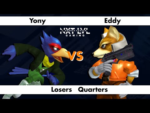 NXT LVL Gaming 15 - Losers Quarters - Yony (Falco) vs Eddy (Fox) - SSBM Smash Melee