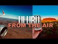 Uluru From The Air JetStar A321 Melbourne To Ayers Rock Airport Uluru August 2023