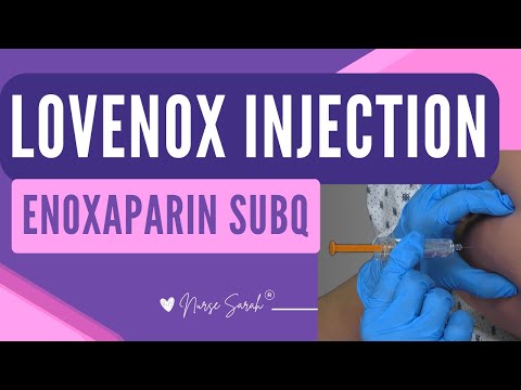 How to Give a Lovenox Injection