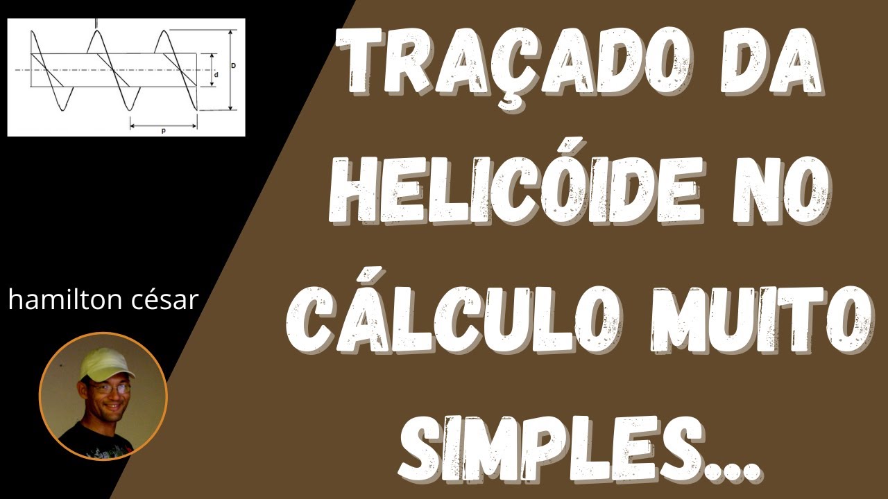 COMO TRAÇAR ROSCA SEM FIM ? OU (HELICÓIDE)