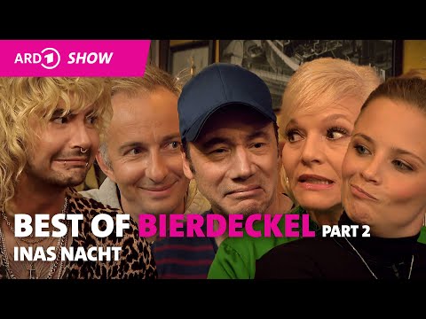 Lieber mit Markus Lanz schlafen oder boxen? Die besten Bierdeckel-Fragen bei Inas Nacht