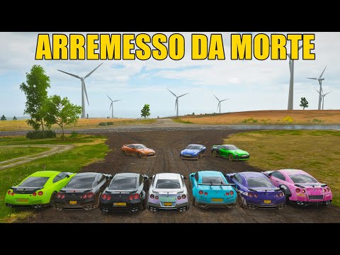 ARREMESSO DA MORTE SEM FREIO SÓ DE NISSAN GT-R - FORZA HORIZON 4