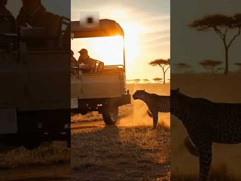 Springbok Leaps Into Safari Jeep to Escape Starving Leopard | Shocking Wildlife Moment 8K