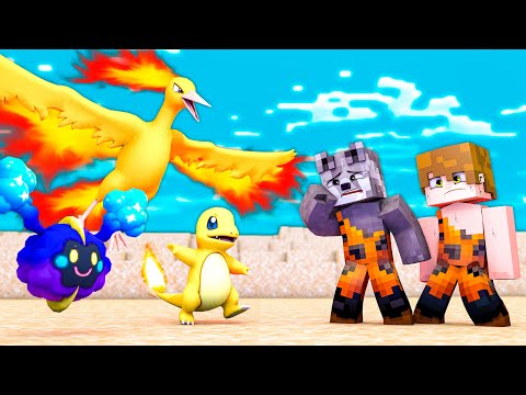 Minecraft : Primitivo Pokémon #9 - NOVO POKÉMON INICIAL SHINY E POKÉMON LENDÁRIO CAPTURADO!!