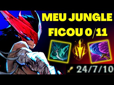 É ASSIM QUE DOU 1V9 QUASE TODO JOGO DE YONE! *CENAS FORTES - Yone vs Yasuo - League of Legends