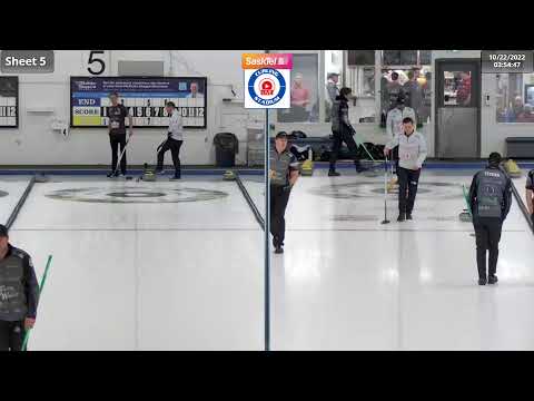 Kelly Knapp vs. Daymond Bernath - Draw 4 - Curling Stadium Regina Highland SCT Spiel
