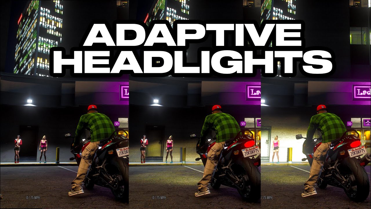 How To Install Adaptive Headlights -  GTA V Mods 2023