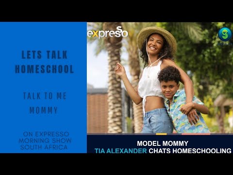 Homeschool Mom and son chat on the South African morning show @ExpressoSABC