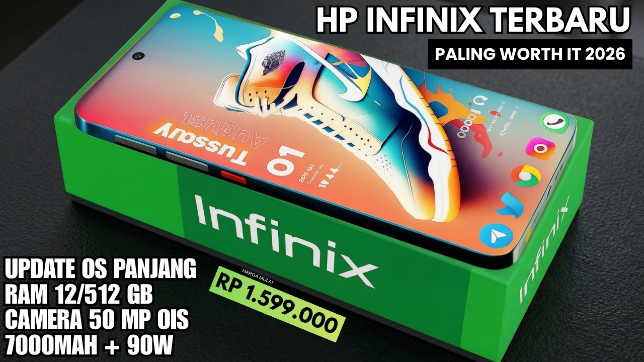 PALING WORTH IT‼️RAM 12/512 GB, 7000 MAH, HP INFINIX TERBAIK DAN TERBARU APRIL 2026